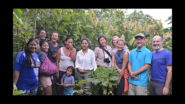 Group photo outdoors